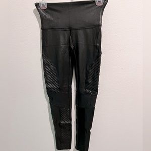 Spanx Motto Faux Leather leggings
